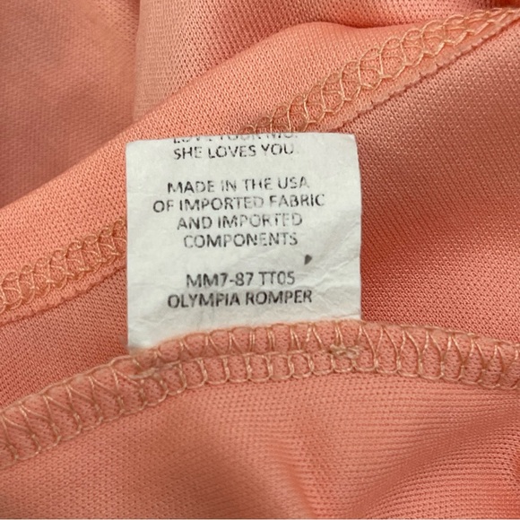 Show Me Your MuMu Pink Blue Olympia Romper in Tropical Twist Small - Picture 7 of 12